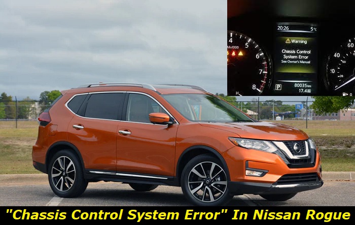 chassis control system error nissna rogue